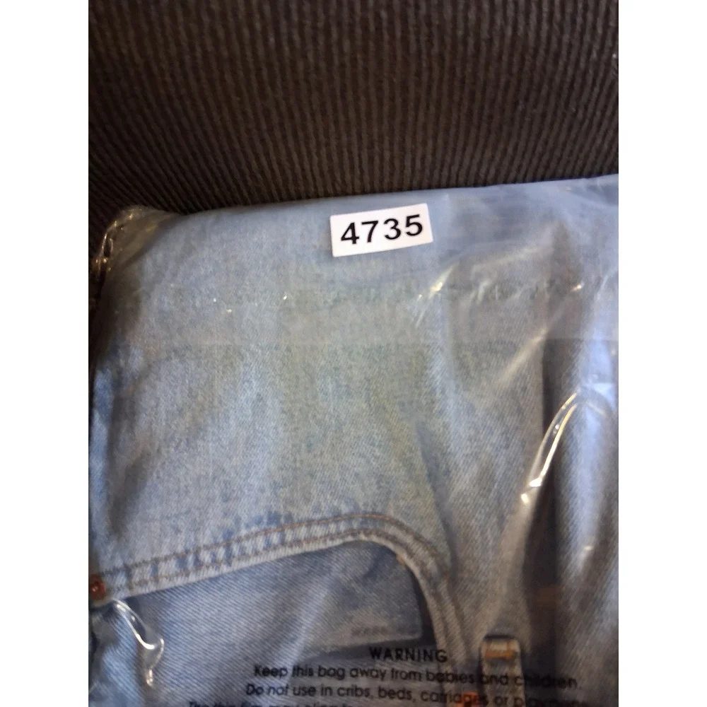 Levis 550 Relaxed Fit Light Wash Denim Jeans Mens‎ 40x30 Blue 00550-4891